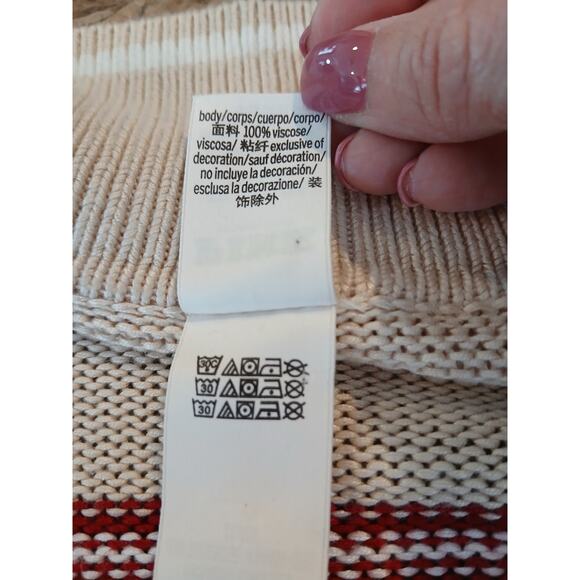 Pink Cambridge polo  cropped Academia school girl knit sweater 2XL‎ - Picture 9 of 9